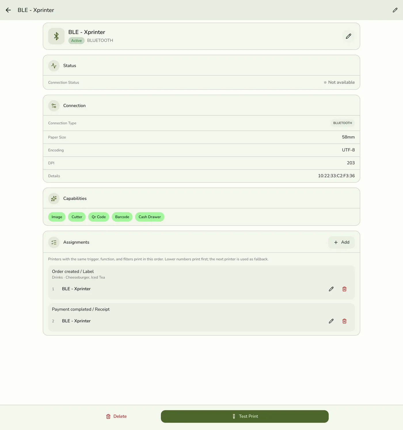 A test page