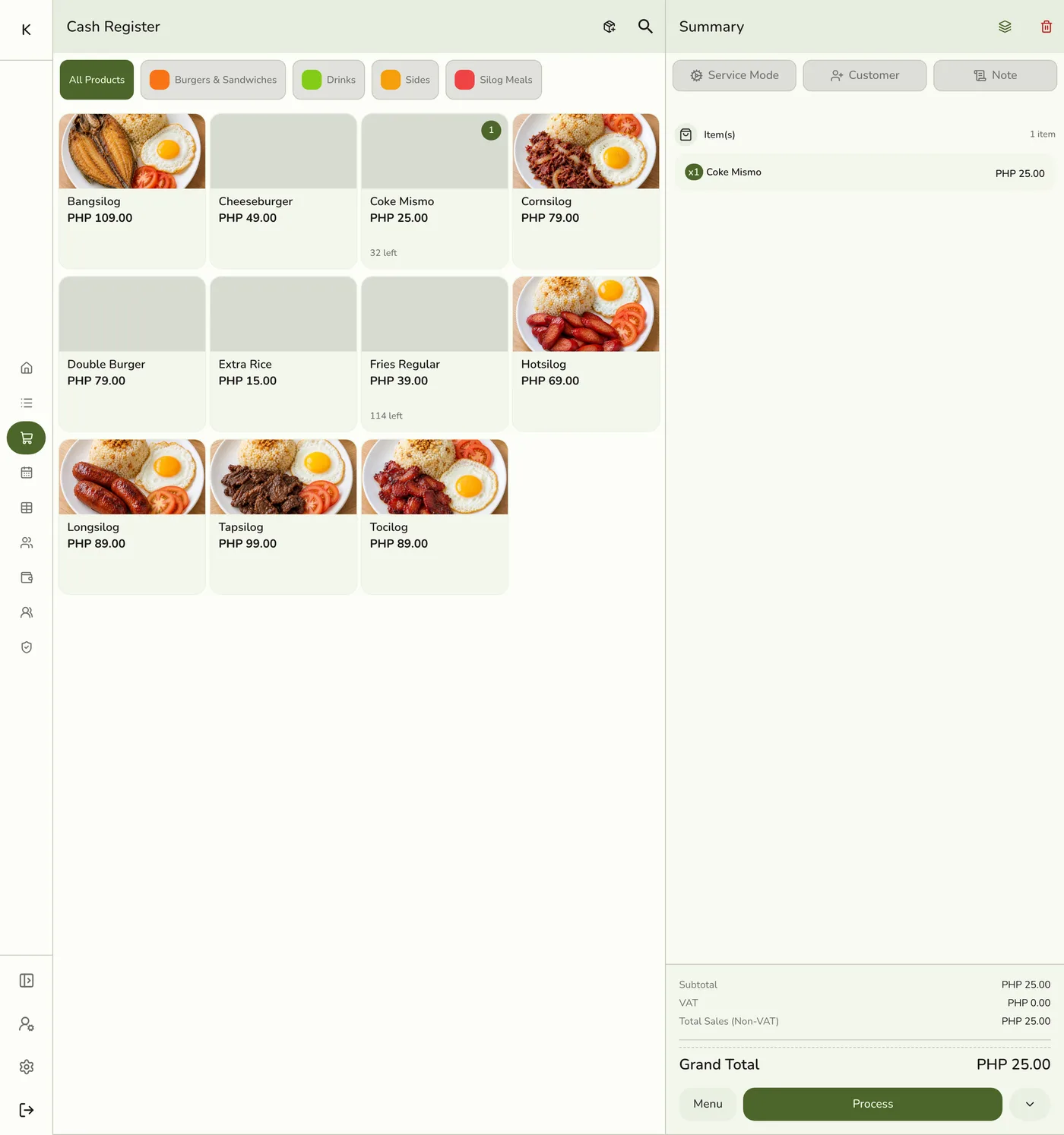 A new kitchen ticket