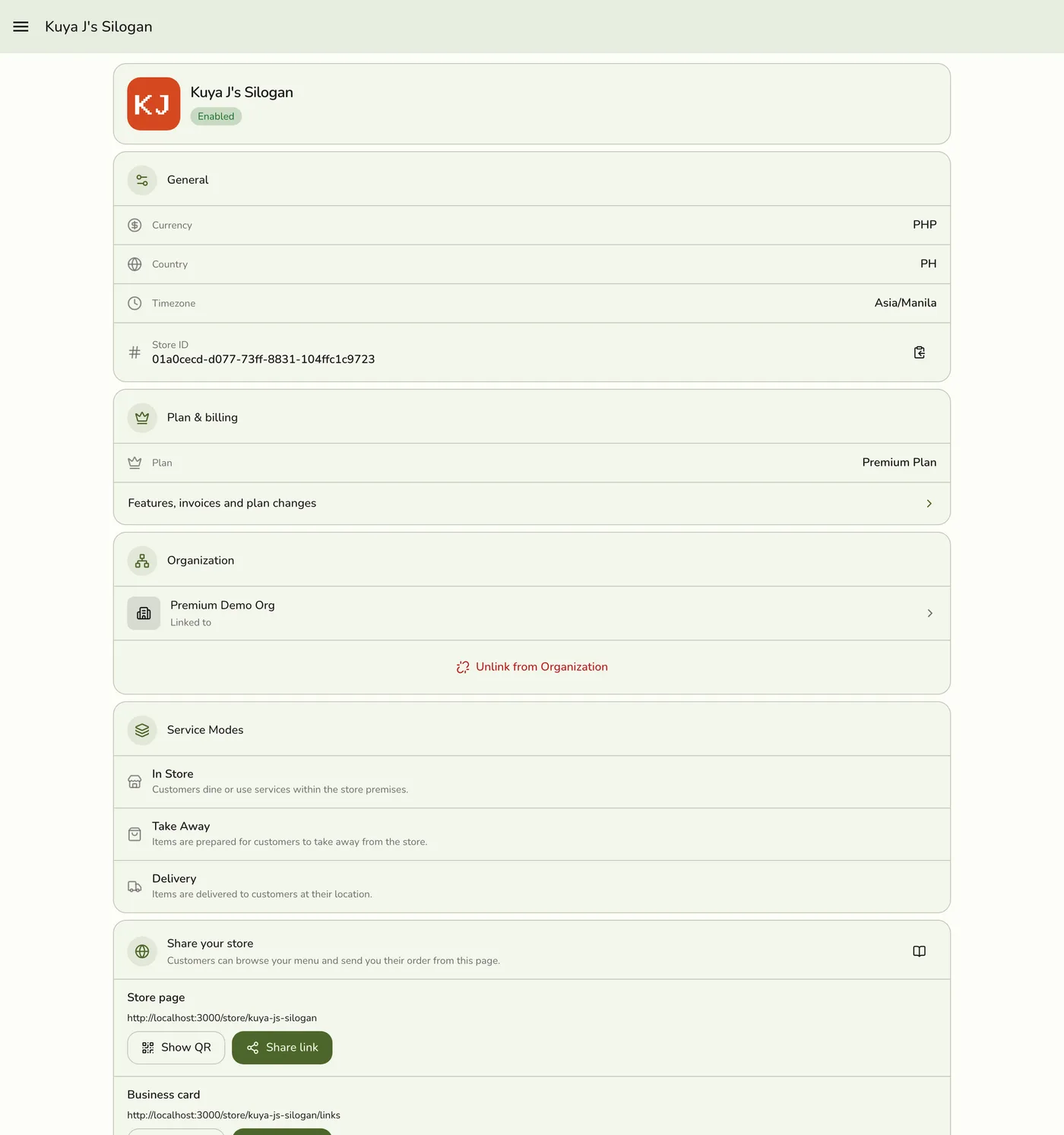 The Get found on Google section on My Store with a progress bar and six rows